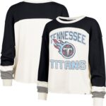 Haut court NFL femme manches longues raglan coton 47-0