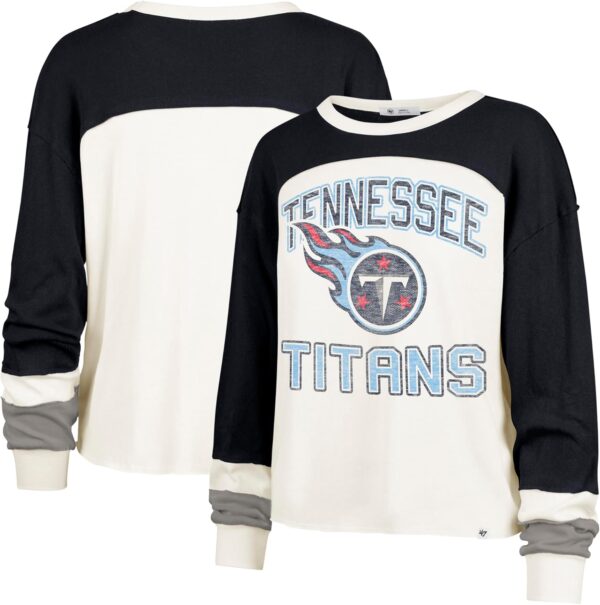 Haut court NFL femme manches longues raglan coton 47-0