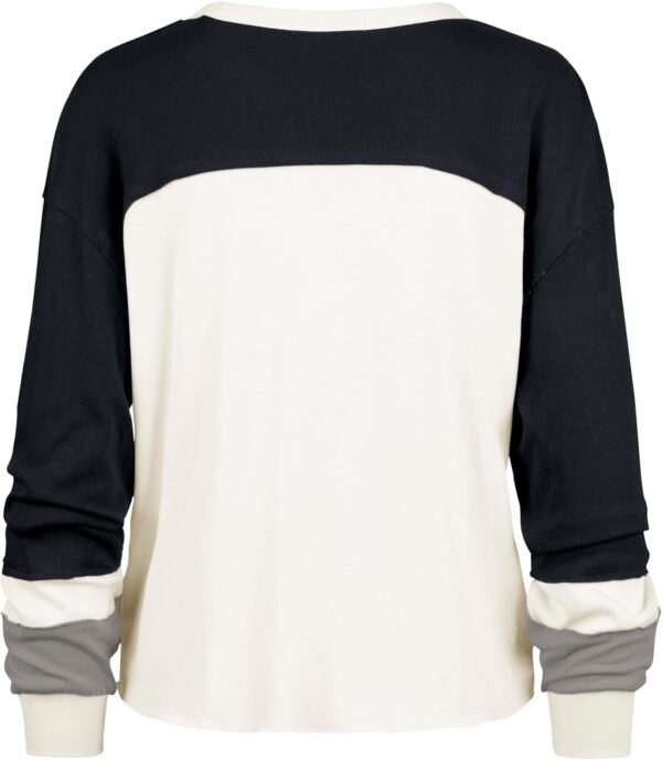 Haut court NFL femme manches longues raglan coton 47-2