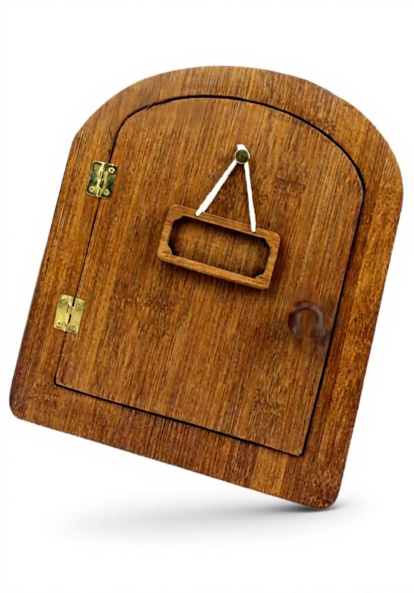 Porte animaux bois BABIBAOBEI pour chats chiens intérieur