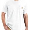 T-shirt Carhartt K87 Utilitaire Homme Poche Jersey Épais