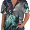 Chemise Statue Liberté DURAGS col cubain manches courtes été-2