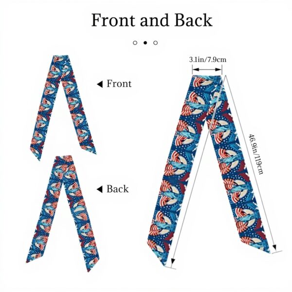 Écharpe soie Statue Liberté DIEzig femme accessoire mode