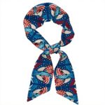 Écharpe soie Statue Liberté DIEzig femme accessoire mode