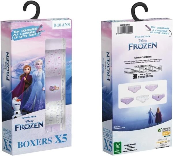 Culottes Disney Fille Violet Confortable Résistant Stretch-7