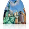 Bonnet Statue Liberté NYC DUWAA Doux Chaud Unisexe Automne