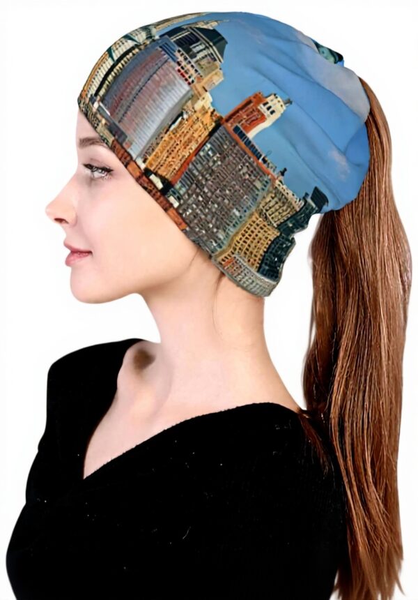 Bonnet Statue Liberté NYC DUWAA Doux Chaud Unisexe Automne