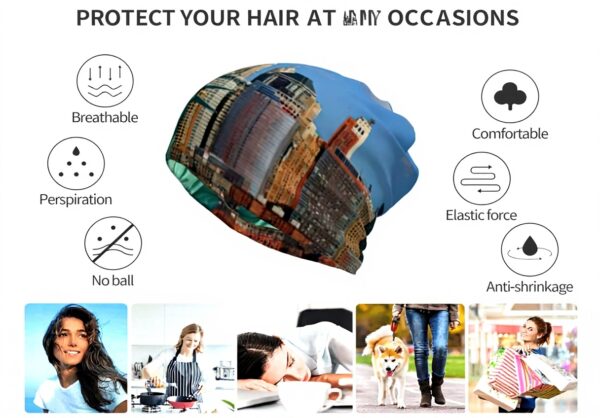 Bonnet Statue Liberté NYC DUWAA Doux Chaud Unisexe Automne