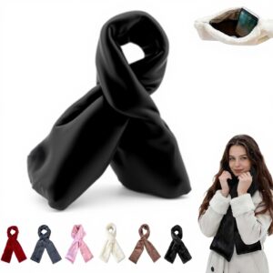 Écharpe en fausse fourrure HOUXIANDOU poche zippée femme