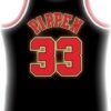 Maillot NBA Mitchell Ness Bulls Pippen 33 Coupe Large