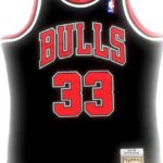 Maillot NBA Mitchell Ness Bulls Pippen 33 Coupe Large