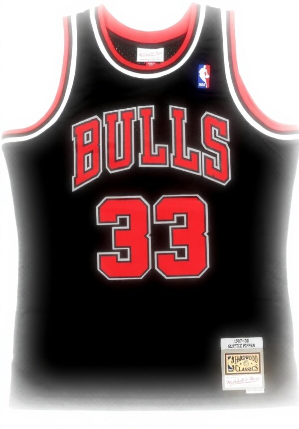 Maillot NBA Mitchell Ness Bulls Pippen 33 Coupe Large