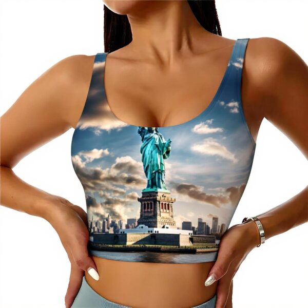 Gilet de sport femme Statue Liberté New York FBGHHTY
