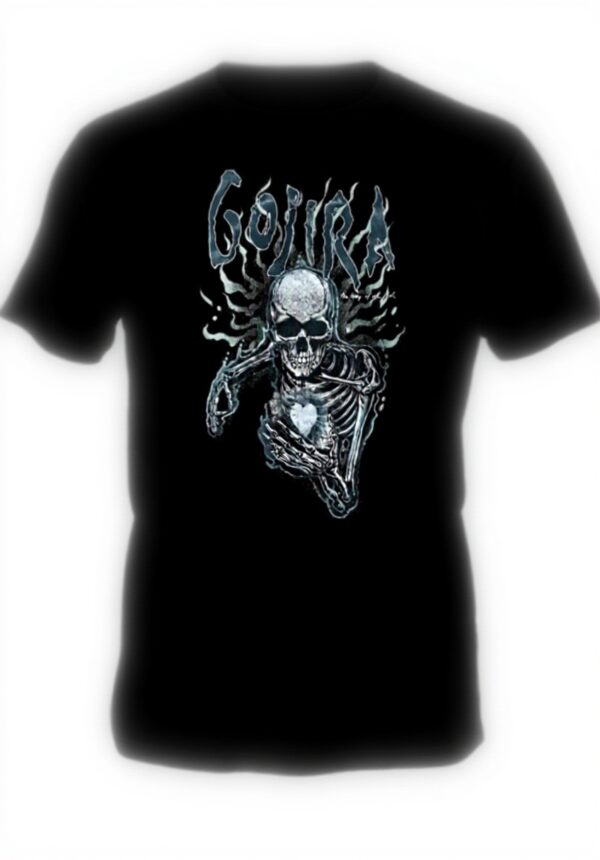 T-shirt Gojira Homme Licence Officielle STONE K Noir