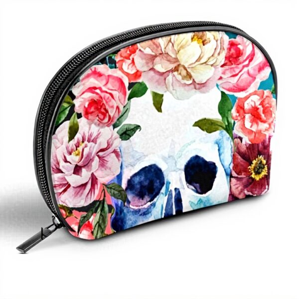 Trousse de toilette femme EEREEG spacieuse style rétro crâne