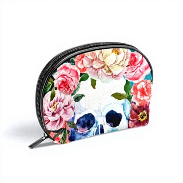 Trousse de toilette femme EEREEG spacieuse style rétro crâne