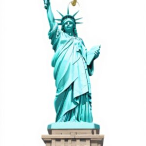 Pendentif Statue Liberté Céramique WHJDPP Décoration Noël