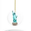 Pendentif Statue Liberté Céramique WHJDPP Décoration Noël