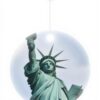 Pendentif Statue Liberté NYC Céramique Décoration Noël