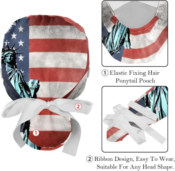 Casquette de travail YTYVAGT 2-pc polyester réglable femme-3