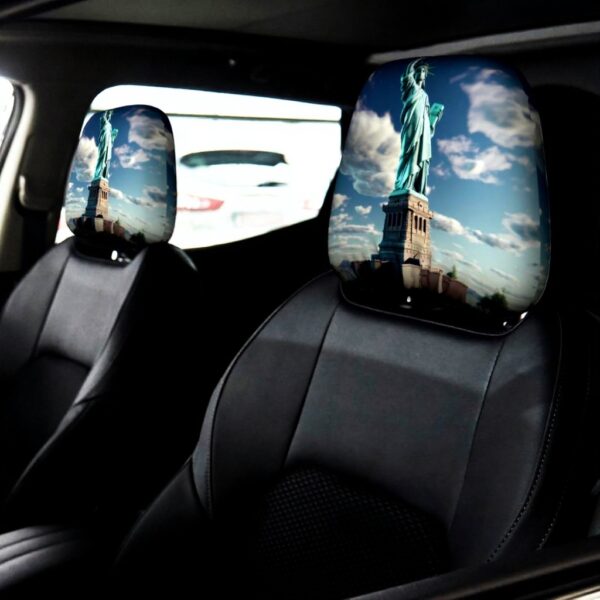 Housse appui-tête voiture Statue Liberté YYHHAOFA élastique