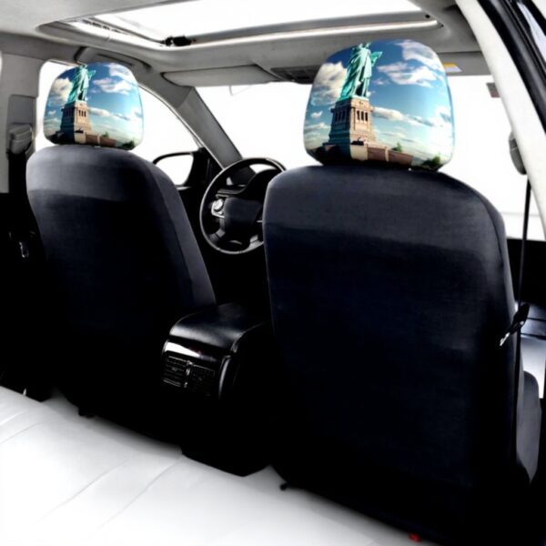 Housse appui-tête voiture Statue Liberté YYHHAOFA élastique