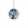 Pendentif Statue Liberté Céramique Décoration Noël YYHWHJDE