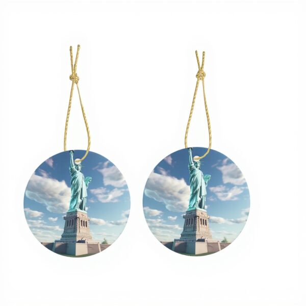 Pendentif Statue Liberté Céramique Décoration Noël YYHWHJDE