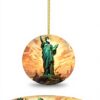 Pendentif Statue Liberté Céramique Décoration Noël YYHWHJDE