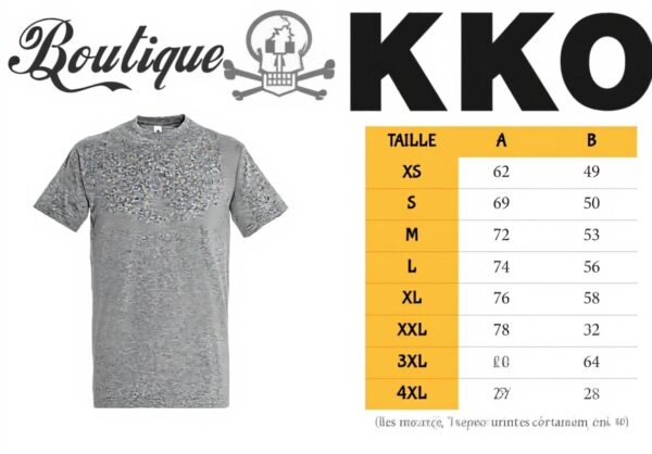 T-shirt humoristique Boutique KKO coton premium homme