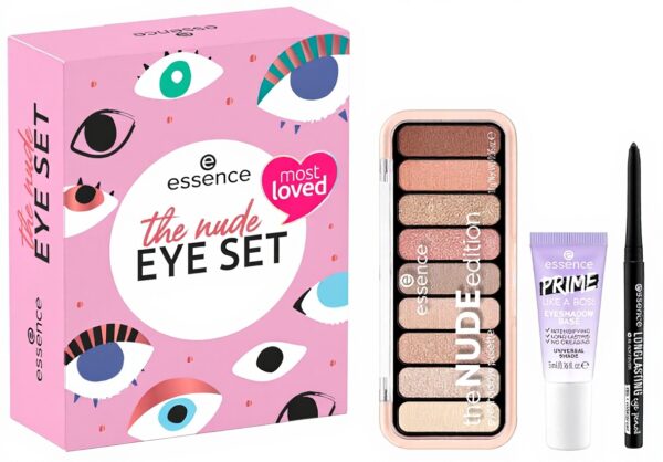 Coffret maquillage yeux nude essence sans microplastiques