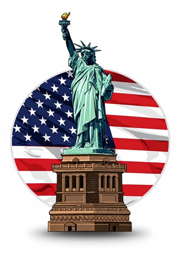 Puzzle Statue de la Liberté Iconic Puzzles Bois Éco-Durable