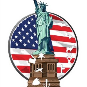 Puzzle Statue de la Liberté Iconic Puzzles Bois Éco-Durable