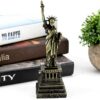 Statue de la Liberté MAGT 15cm Métal Vintage Décoration