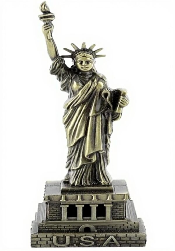 Statue de la Liberté MAGT 15cm Métal Vintage Décoration