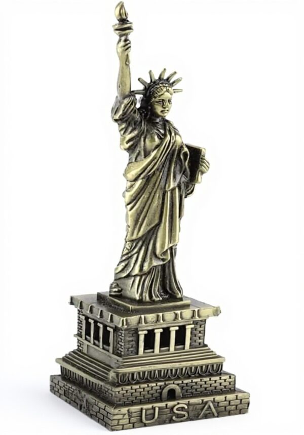Statue de la Liberté MAGT 15cm Métal Vintage Décoration