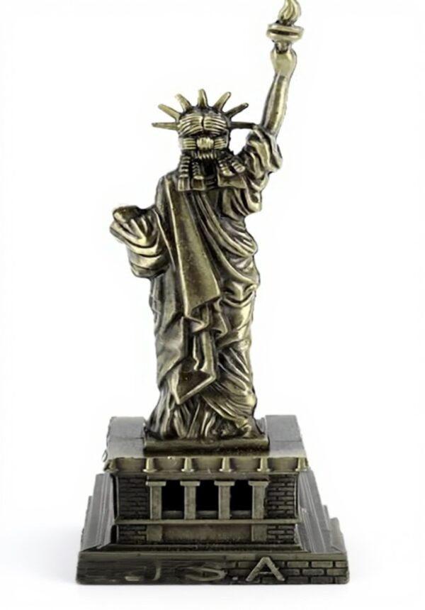 Statue de la Liberté MAGT 15cm Métal Vintage Décoration