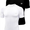 Tee shirt compression homme MEETYOO sport fitness running