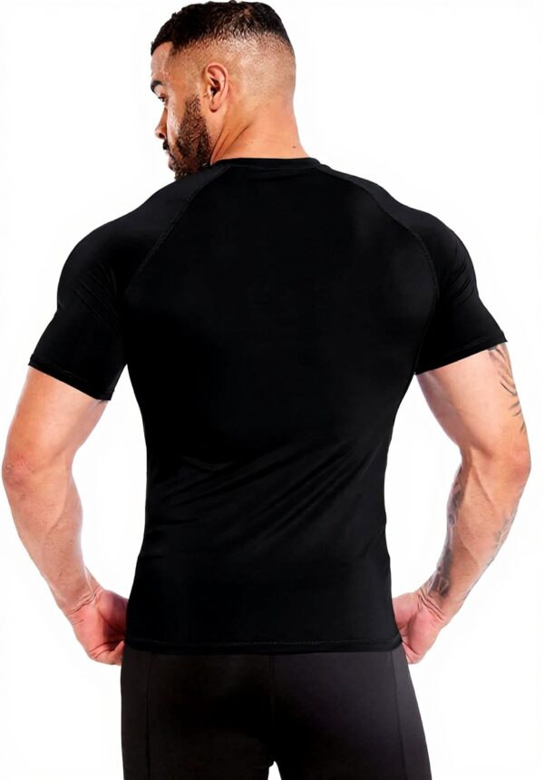 Tee shirt compression homme MEETYOO sport fitness running