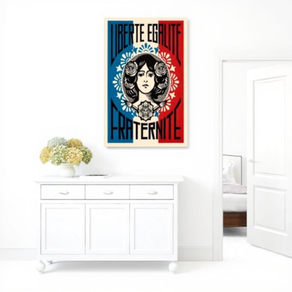 Poster sur toile Liberté Égalité Fraternité décoration