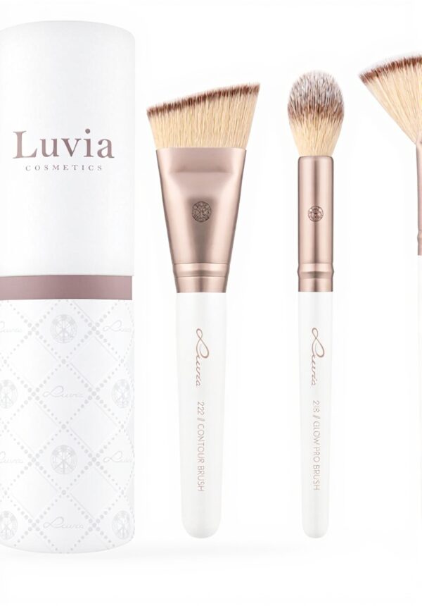 Set pinceaux maquillage Luvia véganes highlight contouring