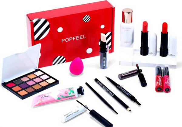 TEMU-SC Trousse Maquillage Professionnel Coffret Cadeau 14