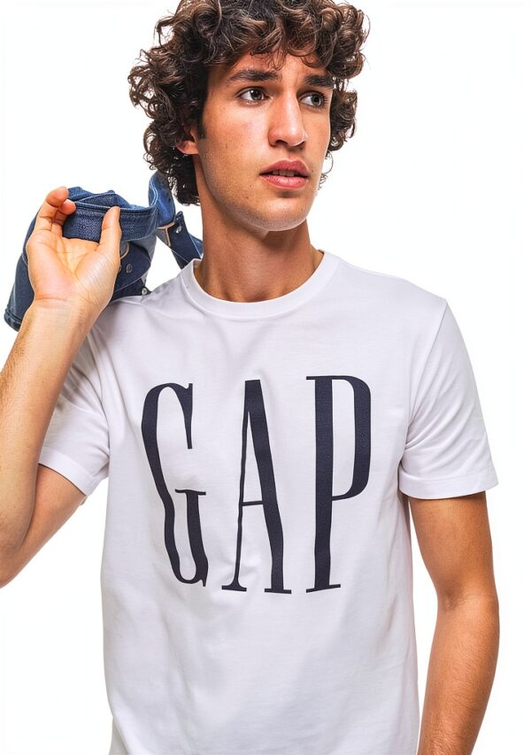 T-shirt Gap homme jersey logo sérigraphié col rond-2