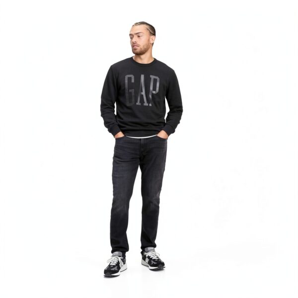 Jean Homme Gap Denim Rigide Coupe Ajustée Lavage Moyen-5
