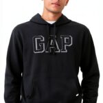 Sweat à capuche GAP homme coton polyester coupe normale-0