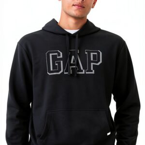 Sweat à capuche GAP homme coton polyester coupe normale-0