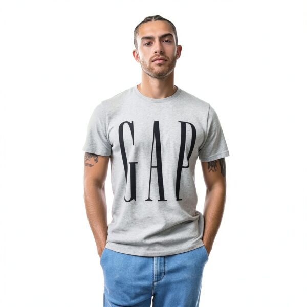 T-shirt Gap homme jersey logo sérigraphié col rond-1