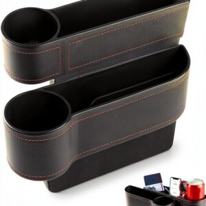 Organisateur de siège auto SSyang cuir portable rangement-0