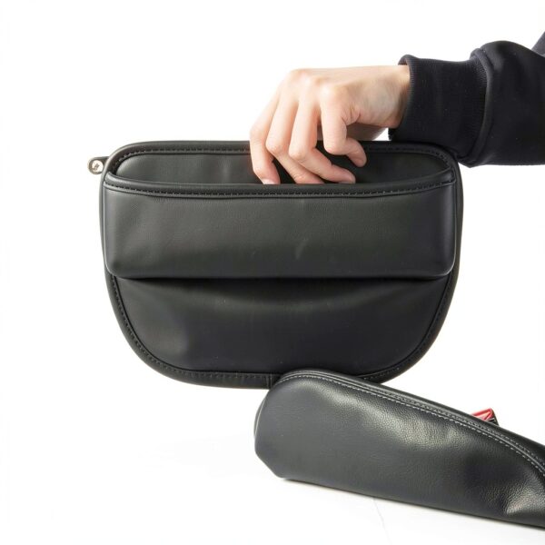 Organisateur espace siège voiture cuir Adunsiaoto rangement-5