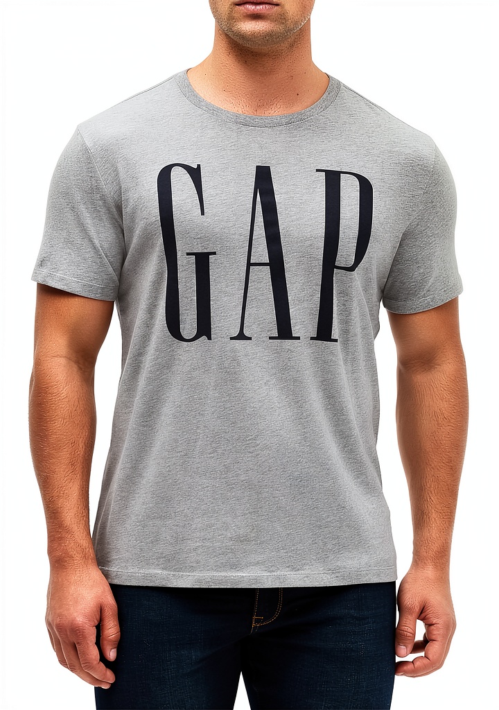 T-shirt Gap homme en jersey avec logo sérigraphié, vue de face